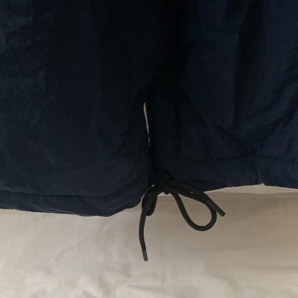 NIKE Dugout Long Full Zip Parka Jacket in Navy/White Sz LARGE - Picture 7 of 9